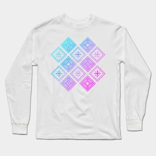 Indigenous ethnic pattern design illustration Long Sleeve T-Shirt